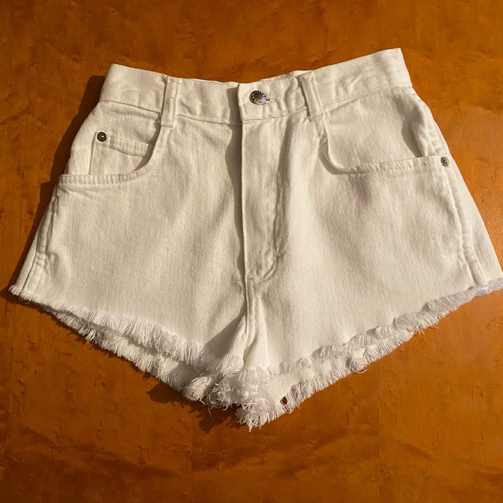 SHADES PARIS Jean Cutoff Shorts
